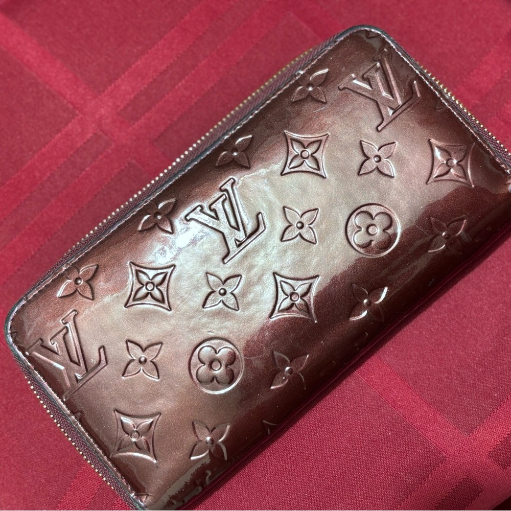 Louis Vuitton Embossed Brown Wallet